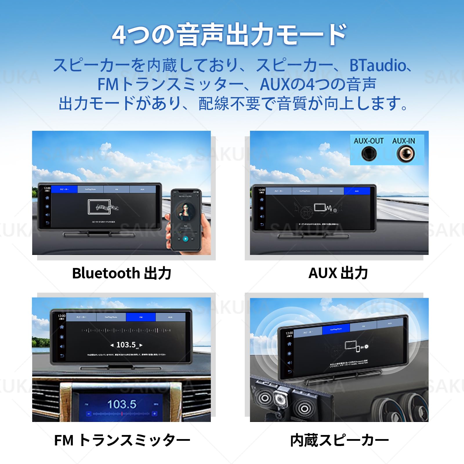 10.26インチ ポータブルディスプレイ Amazon.co.jp: 【公式】SAKUKA 10.26インチポータブルディスプレイ